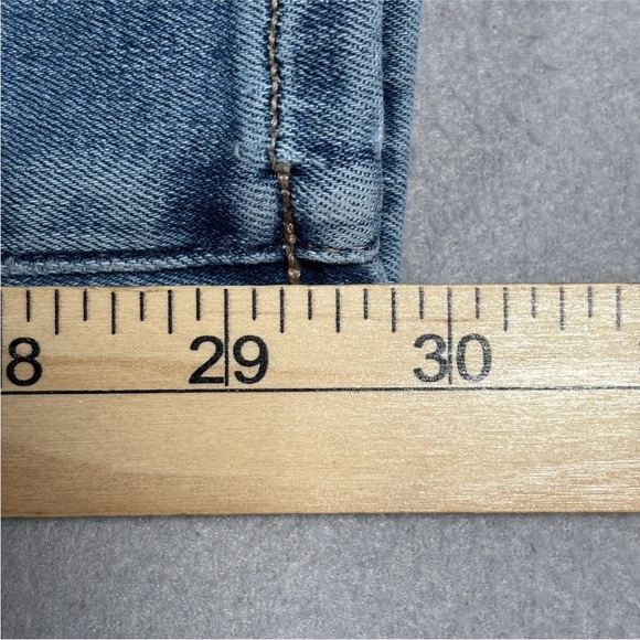 American Eagle Jeans Womens 6 Long Blue Super High Rise Jegging Light Wash - Picture 4 of 10